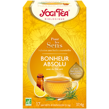 Infusion Glückseligkeit Absolut Yogi Tea - Schachtel mit 17 Beuteln