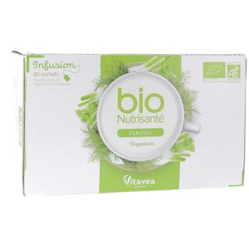 Bio-Fencheltee Nutrisanté - Packung mit 20 Beuteln