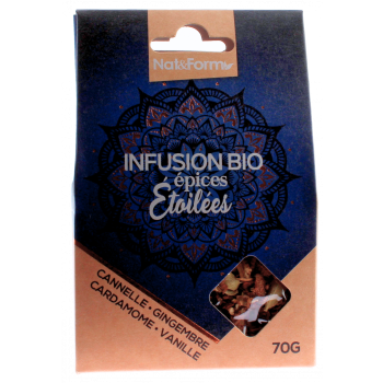 Bio-Tee mit Sternen-Gewürzen Nat&form - 70g Beutel