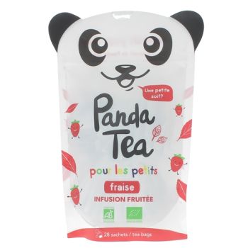 Infusion Erdbeere für die kleinen Panda Tea - 28 Beutel