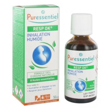 Resp OK Inhalation feucht Puressentiel respiratorisch - Flasche von 50ml