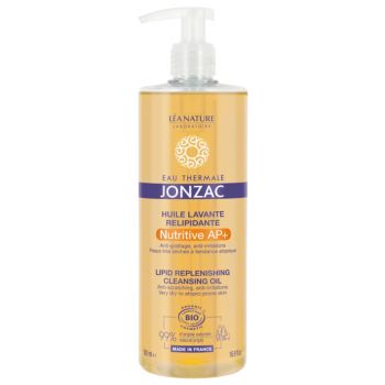 Nährendes AP+ Bio-Reinigungsöl mit rückfettenden Eigenschaften Thermalwasser Jonzac - Pumpflasche mit 500 ml