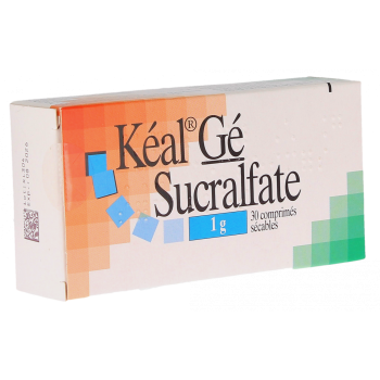 Kéal Gé Sucralfat 1g - Packung mit 30 teilbaren Tabletten