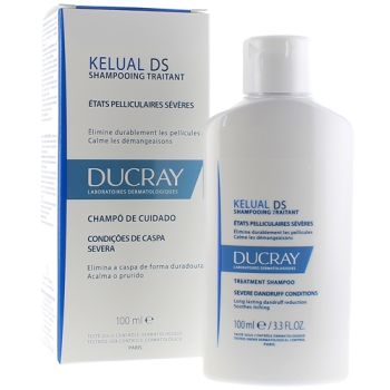 Kelual DS Shampoo gegen schwere Schuppenprobleme Ducray - Flasche mit 100 ml