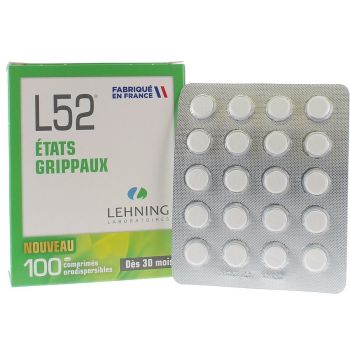 L52 grippe Zustand Lehning - 100 orodispersible Tabletten