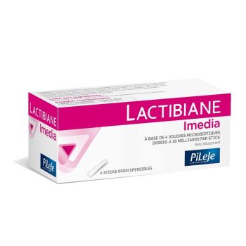 Lactibiane imedia Mikrobiota Pileje - Packung mit 4 orodispersiblen Sticks