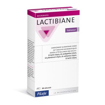 Lactibiane Toleranz Pileje - Packung mit 30 Kapseln zu 560 mg