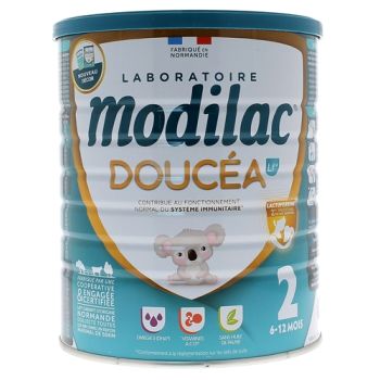 Milch 2. Alter Experte Doucéa Modilac - Dose von 820 g