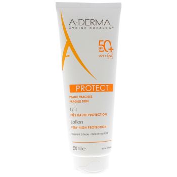 Lait Protect Sehr hoher Schutz SPF 50+ A-Derma - Tube mit 250 ml