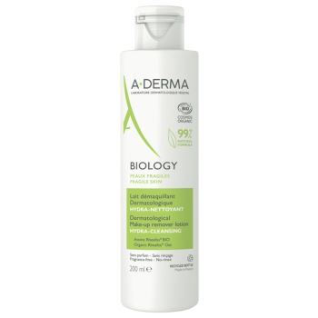 Biologie Milch Make-up Entferner Hydra-Reiniger A-Derma - Flasche 200ml