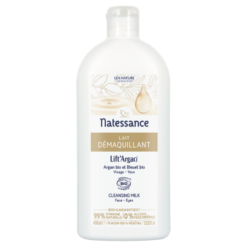 Gesicht- und Augen-Make-up-Entferner Lift'Argan Natessance - Flasche mit 400 ml