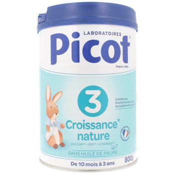Milchpulver 3. Alter Wachstum Natur Picot - Dose mit 800g