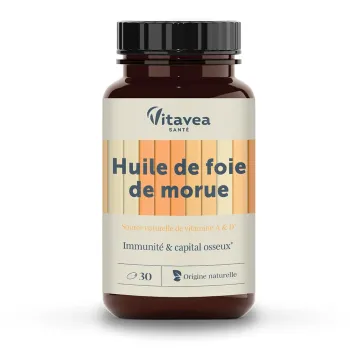 Lebertran Vitavea - Dose von 30 Kapseln