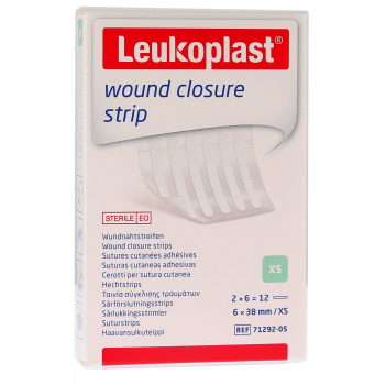 Leukosan Strip Hautnahtstreifen BSN Medical - 12 Streifen von 6 x 38 mm