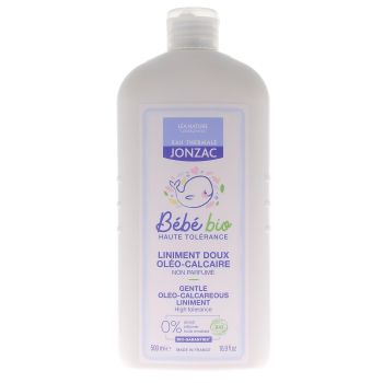 Sanftes Oléo-Kalk Liniment für Bio-Babys Eau Thermale Jonzac - Flasche mit 500 ml