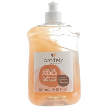 Geschirrspülmittel mit rosa Ton, Mandarine und Grapefruit Argiletz - Flasche mit 500 ml