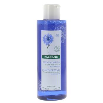 Beruhigende Kornblumen-Make-up-Entferner-Lotion von Klorane - Flasche mit 200 ml