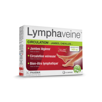 Lymphaveine Circulation 3C Pharma - Packung mit 30 Tabletten