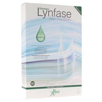 Lynfase Fitomagra mit Adipodren Aboca - Schachtel mit 12 Einzeldosen zu 15 g