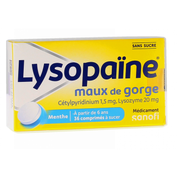 Lysopa&iuml;ne ohne Zucker - 36 Lutschtabletten