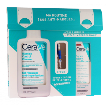 Meine SOS-Routine gegen Flecken von Cerave - 2er-Pack Produkte + ein kostenloses Telefonkabel