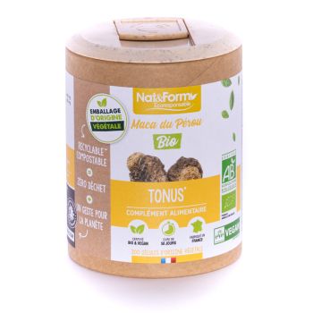 Maca Bio Ecoresponsable Nat&Form - Dose von 200 Kapseln
