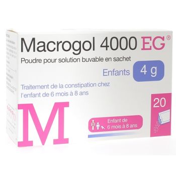 Macrogol 4000 EG Kinder 4g - Packung mit 20 Beuteln