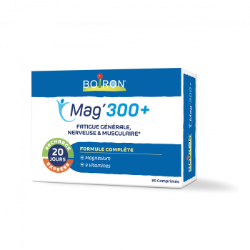 Mag'300 + Boiron - Packung mit 80 Tabletten