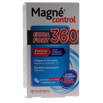 Magné Control extra stark 360 Nutreov - Packung mit 30 Tabletten
