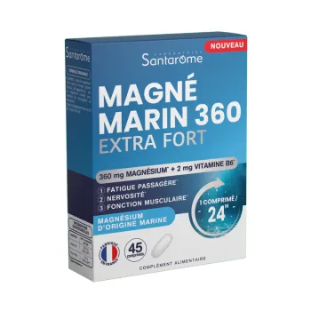 Magnesium marinum 360 extra stark Santarome - Packung mit 45 Tabletten