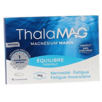 Meeresmagnesium innere Balance Thalamag - Packung mit 15 Tabletten