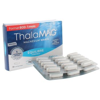 Nahrungsergänzungsmittel Magnesium aus dem Meer für das innere Gleichgewicht Thalamag - Packung mit 30 Kapseln