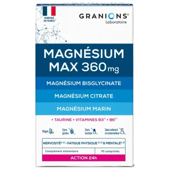 Magnesium Max 360 mg Granions - Packung mit 90 Tabletten