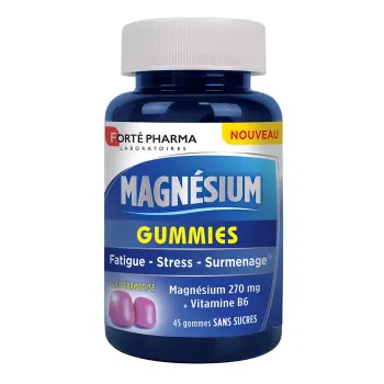 Magnesium-Gummis Forté Pharma - Dosis von 45 Gummibärchen