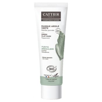 Bio-Grüne Tonmaske Cattier - Tube mit 100 ml