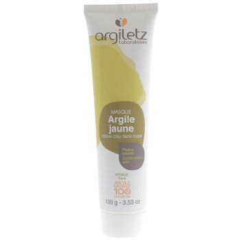 Gelbe Tonmaske für Mischhaut, gebrauchsfertig, Argiletz - Tube mit 100 g