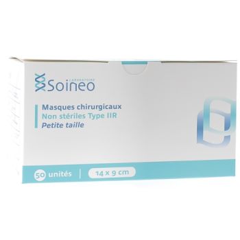 Medizinische Maske f&uuml;r Kinder Typ IIR - Box mit 50 Masken