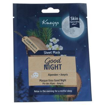 Gesichtsmaske Good Night Pin und Amyris Kneipp - eine Maske
