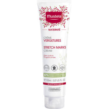 Maternité Creme gegen Dehnungsstreifen ohne Duft Mustela - Tube mit 150 ml