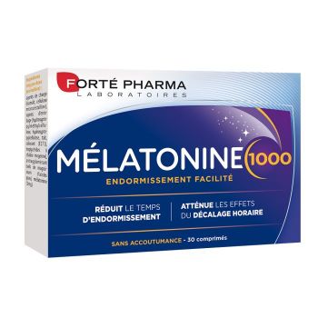 Melatonin 1000 Forté pharma - Packung mit 30 Tabletten