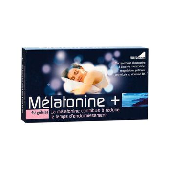 Mélatonin+ Exopharm - Packung mit 40 Kapseln