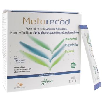 Metarecod Behandlung des metabolischen Syndroms Aboca - Packung mit 40 Portionsbeuteln Granulat