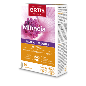 Minacia Regular Magen Ortis - Packung mit 36 Tabletten