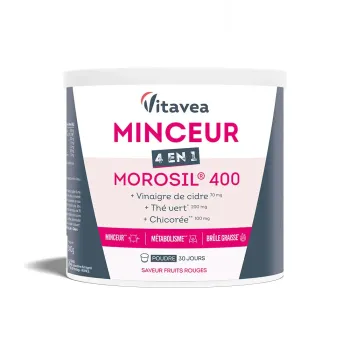 Mager Morosil 400mg 4in1 Geschmack rote Früchte Vitavea - Dose mit 240g