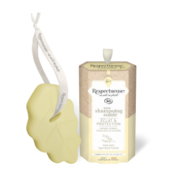 Mein festes Shampoo Glanz & Schutz bio Respektvoll - 75 g Stück