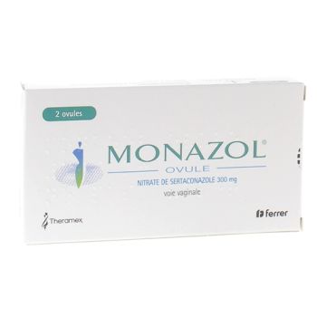 Monazol Zäpfchen - Packung mit 2 Zäpfchen