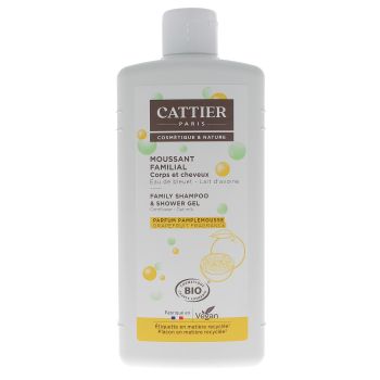 Schaumendes Familien-Dermo-Reinigungsmittel Lactoserum BIO Cattier - Flasche mit 500 ml