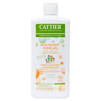 Bio-Familien-Duschgel mit Orangenblüten-Duft Cattier - Flasche mit 500 ml