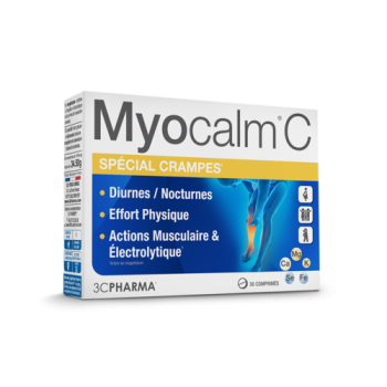 Myocalm C Krämpfe 3C Pharma - Packung mit 30 Tabletten