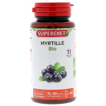 Bio-Blaubeere Super Diet - Dose mit 90 Kapseln